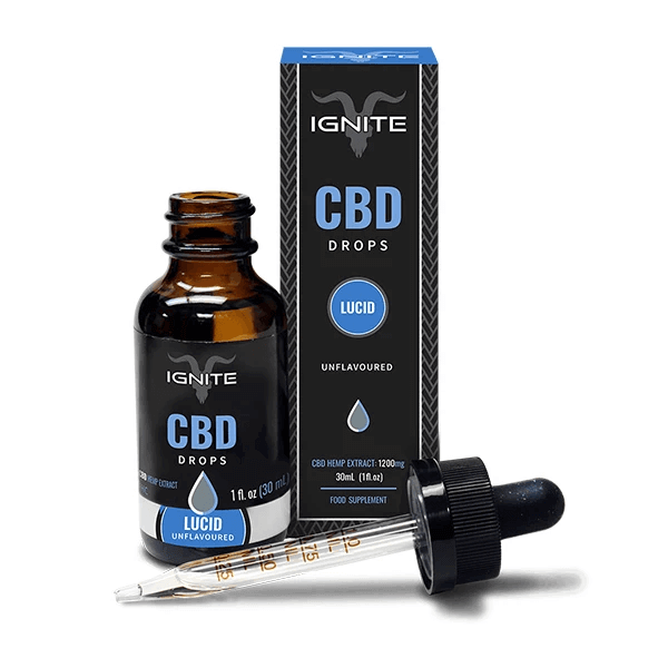 Ignite CBD Drops 1200mg 30ml New with Box Only £9.99! - Redmayne Lodge Products