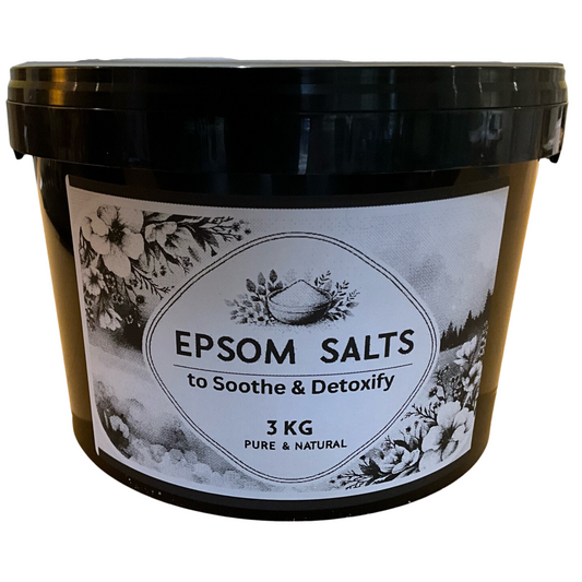 Revitalize and Refresh: 3kg Epsom Salt in a resealable Tub Only £8.99! - Redmayne Lodge Products